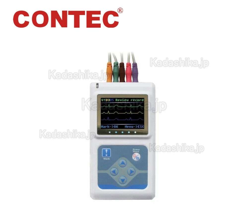 CONTEC TLC9803 家庭用 携帯型 心電計 12誘導EGC心電図